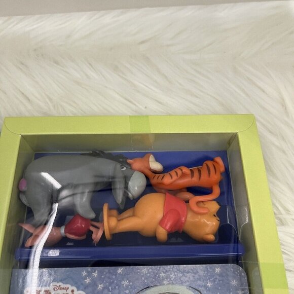 NEW DISNEY Winnie The Pooh Tattle Tales Story Book Set With 4 Figures - Picture 3 of 12